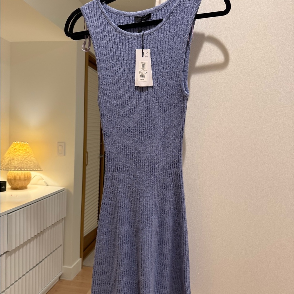 NWT Dynamite Lavender Knit Midi Dress